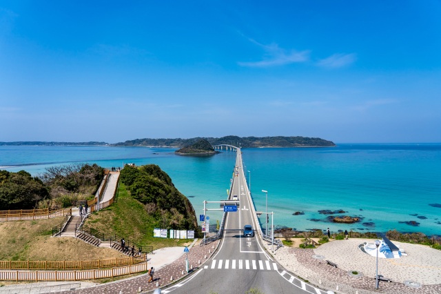 角島大橋｜下関市（1:04～）