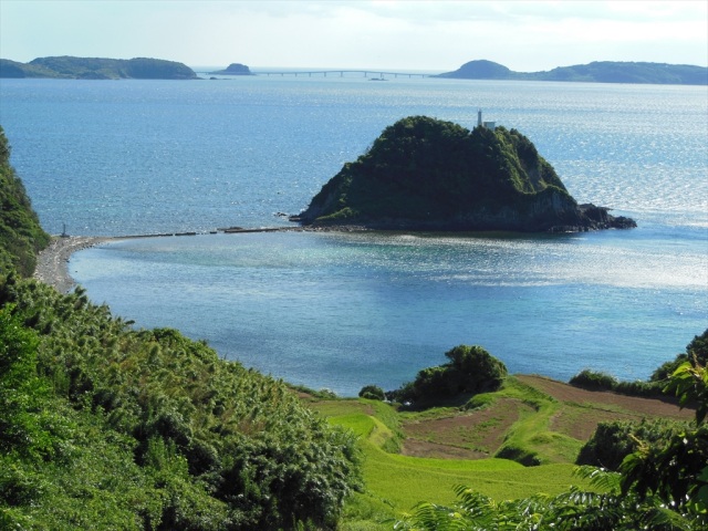 俵島柱状節理